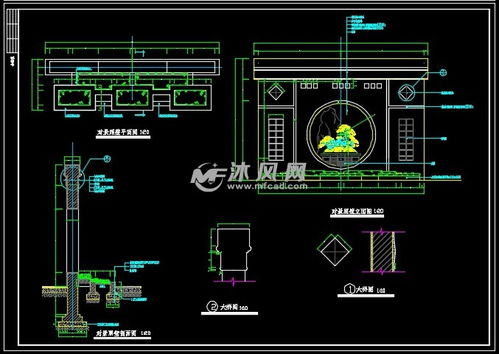 某公园环境绿化种植工艺设计施工图