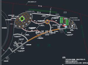 某县区迎宾公园绿化铺装施工图